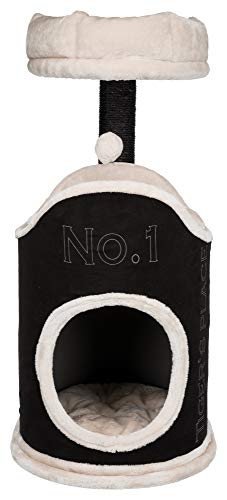 Trixie Poste Rascador Susana, 90 cm, Negro/Gris Claro