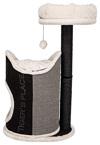 Trixie Poste Rascador Susana, 90 cm, Negro/Gris Claro
