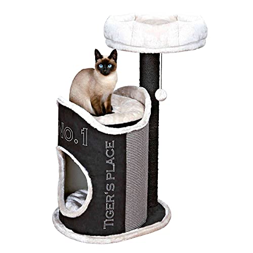 Trixie Poste Rascador Susana, 90 cm, Negro/Gris Claro
