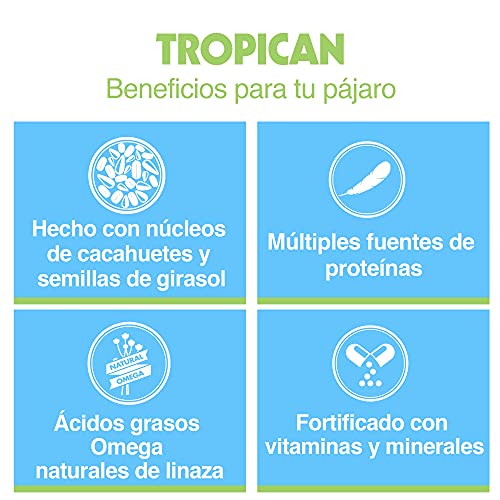 Tropican Mantenimiento para Loros - 1,8 kg