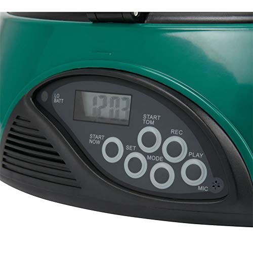 TUANTALL Dispensador Comida Gatos Comedero Automatico Perros Microchip Gato alimentador Gato de Almacenamiento de Alimentos Green