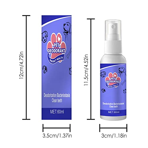 T/Y Ambientador en Aerosol para Perros - Enjuague bucal para Perros Aliento Fresco con Ingredientes Naturales | Tratamiento de Limpieza Dental con Sabor a Menta | Elimina el Mal Aliento