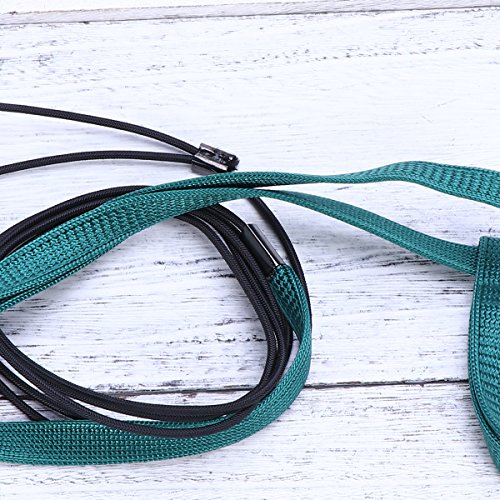 ULTECHNOVO Arnés para pájaros, correa para loros, cuerda de entrenamiento para caminar, plomo de control, arnés para mascotas, cinturón de tracción para periquitos, cacatúas Lovebird