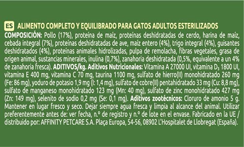 Ultima Pienso para Gatos Esterilizados con Problemas del Tracto Urinario con Pollo, 1.5 g