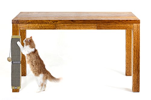 United Pets Cat Scratcher, Rascador para Gatos, Patas de Mesas, Sisal y Ratán