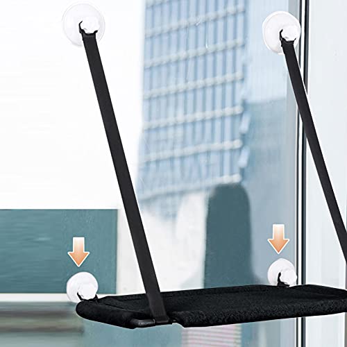 Ventosas para gatos Columpio, Hamaca para gatos, Asiento de descanso para mascotas, Estantes seguros para gatos, Arena para gatos Cama para gatos montada en la pared, Marco para trepar para gatos Esta