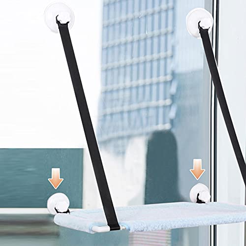 Ventosas para gatos Columpio, Hamaca para gatos, Asiento de descanso para mascotas, Estantes seguros para gatos, Arena para gatos Cama para gatos montada en la pared, Marco para trepar para gatos Esta