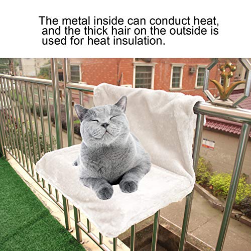 ViaGasaFamido Cama Colgante para Gatos, Hamaca Desmontable Lavable para Gatos, Perchas para Gatos, Ventana, Tumbona, Cama montada, casa de Descanso para Gatos