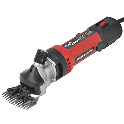 vidaXL Set de Maquinilla Cortapelos para Ovejas 320 W Maquina Esquilar Ganado