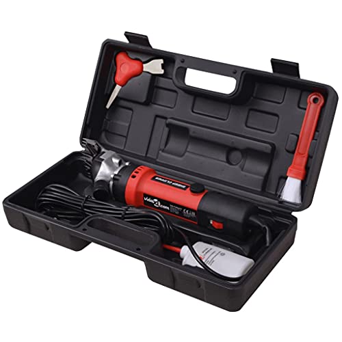 vidaXL Set de Maquinilla Cortapelos para Ovejas 320 W Maquina Esquilar Ganado