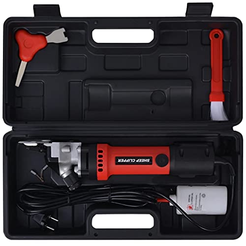 vidaXL Set de Maquinilla Cortapelos para Ovejas 320 W Maquina Esquilar Ganado