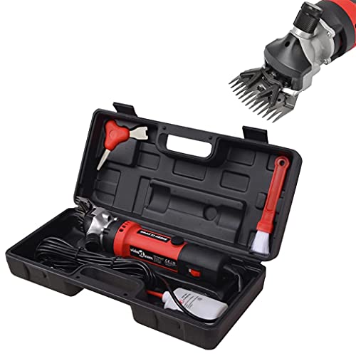 vidaXL Set de Maquinilla Cortapelos para Ovejas 320 W Maquina Esquilar Ganado
