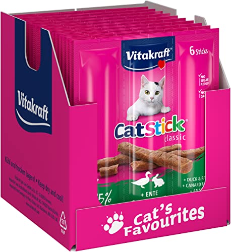 Vita Fuerza gato Snack Cat, 10 sobres de 6 barras