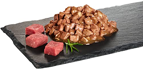 Vitakraft - Poésie Délice Sauce, alimento húmedo para Gatos con trozos de Carne en Salsa, Variedad Carne de Corazón- 85 g