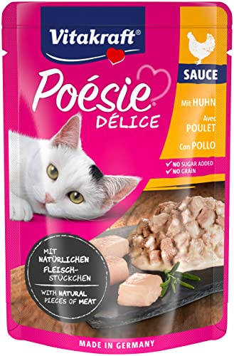 VITAKRAFT Vita Fuerza Gato Forro húmedo Forro Poésie Deli de Sauce Pouch Bolsa