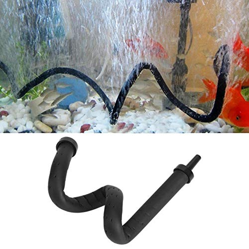 Voluxe Barra de burbujas de aire, difusor de burbujas de aire, barra de tubo de bomba de burbujas para peces para mejorar la circulación de agua (30 cm de cabeza única, 5 paquetes)