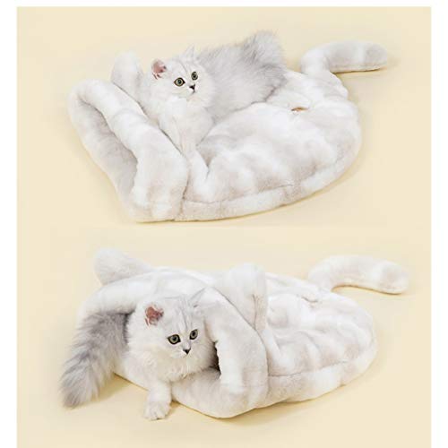 WANGXIAOLIN Saco De Dormir De Gato, Arena para Gatos, Cama De Gato Cerrada, Lavable, Cálido En Invierno, Grueso Y Suave