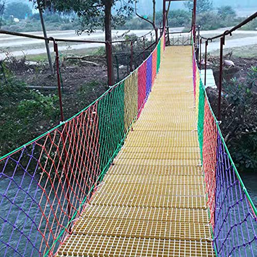 WEIWEIMITE Color Nylon Mano Mano Cuerda Playera Instalación Seguridad Solución Red Automotriz Carga Nets Garden Netting Red Gatos (Size : 2 * 6m)