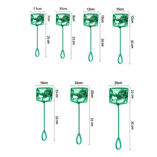 WFWUK Accesorios Acuarios y Peceras Salabre Pesca Las Redes de Pesca Mantener Las Redes de Pesca Limpiador de Grava para pecera 50cm