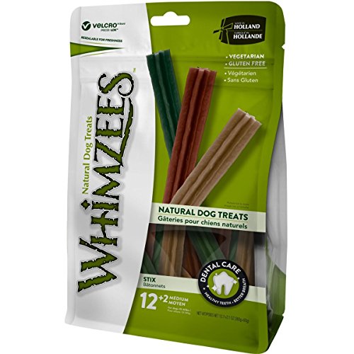 Whimzees Hueso Estrella M Mix 15cm Bl 12+2ud (6uds)