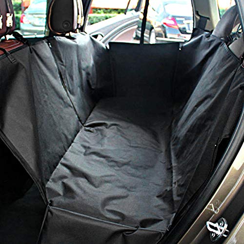 Whinop Funda Protectora Coche Perro Negro Red para Perros Coche Maletero para La Mayoría de Los Coches, SUV, Furgonetas y Camiones