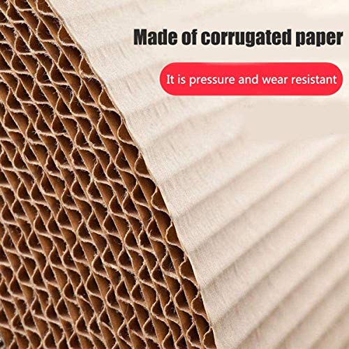 WIHEBE Rascador para Gatos Tipo De Cuenco, Cuenco De Papel Corrugado para Rascar para Gatos Alfombrilla para Moler Garra De Juguete Salón para Rascar Los Gatos