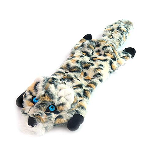 wirlsweal Perro Mascota Peluche león Tigre Diente Limpieza chillador Sonido Molar picada Leopardo