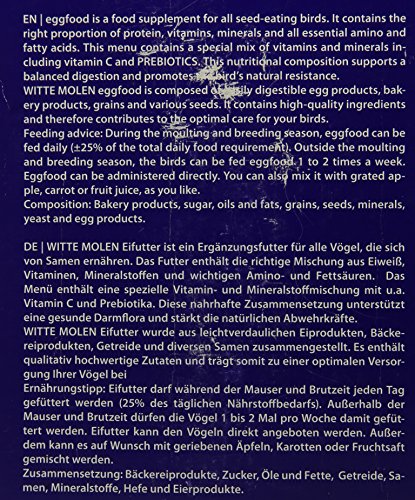 Witte Molen whitte molen Pasta de cria, Amarillo, 10 kg (Paquete de 1), 10000