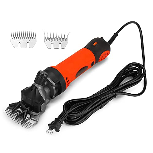 WOERD Tijeras Eléctricas para Ovejas, Juego De Tijeras Eléctricas para Ovejas, Tijeras Eléctricas para Ovejas Y Cabras 6 Velocidades, Tijeras para Ovejas para Alpacas De Ovejas Llamas Y Animales