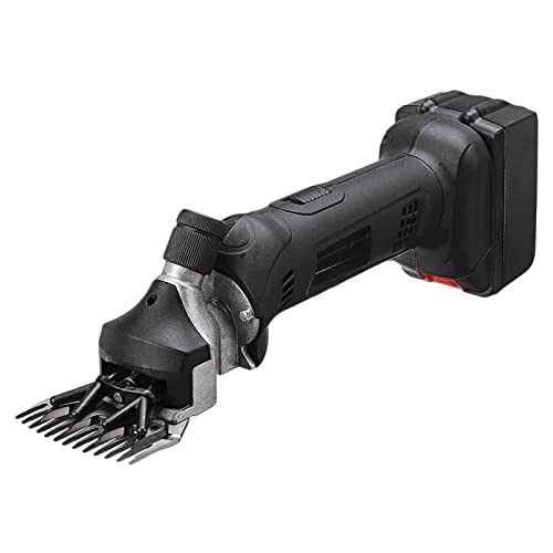 WOERD Tijeras Eléctricas para Ovejas, Maquina para Esquilar Ovejas, Esquiladora para Ovejas Eléctrica con 4000 Mah Batería, Profesional Juego De Tijeras para Cabra Alpaca Camello