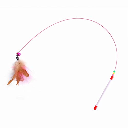 WQLP Juego de 25 Piezas para Gatos y Gatitos, túnel Plegable para Gatos de Interior, Juguetes de Plumas para Divertidos Palos de Gatos, Ratones de Peluche,Juego de Alivio del estrés para Gatitos