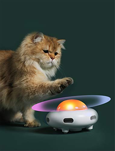 WUHUAROU Mascota Electrónica Gato Juguete Robot Interactivo Productos Divertidos Inteligentes Gatito Accesorios Juegos Estructura De Juego para Gatos Juguetes Girar