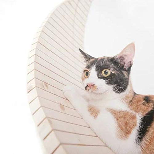 WUHUAROU Plataforma de Salto de Gato de Madera Maciza montada en la Pared, Marco de Escalada para Gatos, Muebles de Pared para árbol de Gato, desmontaje, trampolín de Gatito