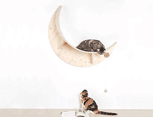 WUHUAROU Plataforma de Salto de Gato de Madera Maciza montada en la Pared, Marco de Escalada para Gatos, Muebles de Pared para árbol de Gato, desmontaje, trampolín de Gatito
