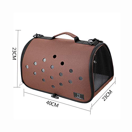 WY-Bolsa para mascotas Bolsa para Mascotas/Bandoleras Portaperros Tela Plegable Impermeable De Doble Cara Fuera De La Jaula De Viaje Ultraligera para Mascotas
