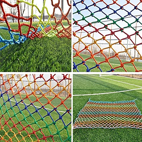 WYYZH Red de Cuerda de Nailon Red de Seguridad Balcón Baranda Escaleras Valla contra Caídas Red de Seguridad para Niños Red de Decoración de Jardín Color : 10mm Rope, Size : 4x6m(13x20ft)