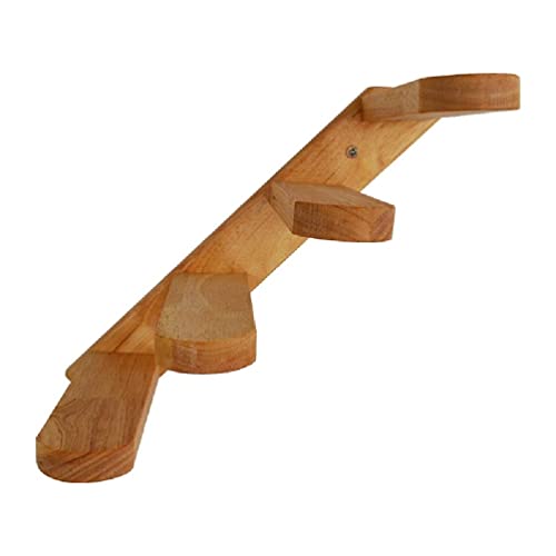 XIANGBEI Escaleras de gato de madera maciza de goma ideal para escalar fácil de instalar estantes para gatos juguetones montados en la pared para gatos montados en la pared