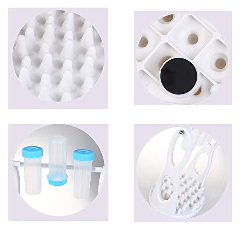 xihan123 Comedero para Perros Gel De Sílice Comedero Perros Lento Personalidad Dispensador Comida Gatos para Viaje Cámping Uso Doméstico Exterior Cachorro Y Gatito Blue