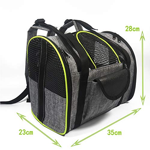 Xingsiyue Transportin para Perros pequeños Bolsos para Mascotas Gato Mochila Viaje Bolso para Coche