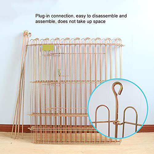 xinxinchaoshi Valla para Animales Pey Playpen - Malla Interior/al Aire Libre Pantera Abierta Air Pantalla de Metal Plegable Pet Pet Pista DE Puertos Recinto para Perros