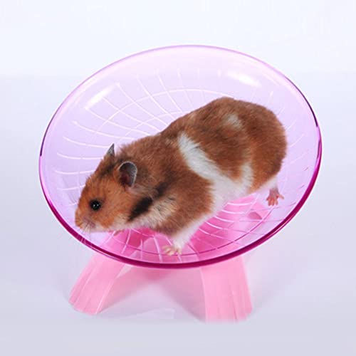 XUEJIAN Mascota Hámster Platillo Volador Rueda Ejercicio Ratón Trotar Correr Disco Jaula Spinner Juguetes para Ratones Chinchilla Conejillo de Indias Ardilla Rata Jerbos Animales pequeños