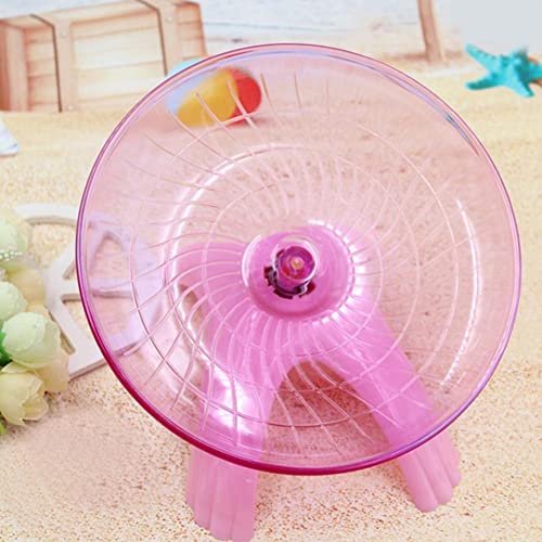 XUEJIAN Mascota Hámster Platillo Volador Rueda Ejercicio Ratón Trotar Correr Disco Jaula Spinner Juguetes para Ratones Chinchilla Conejillo de Indias Ardilla Rata Jerbos Animales pequeños