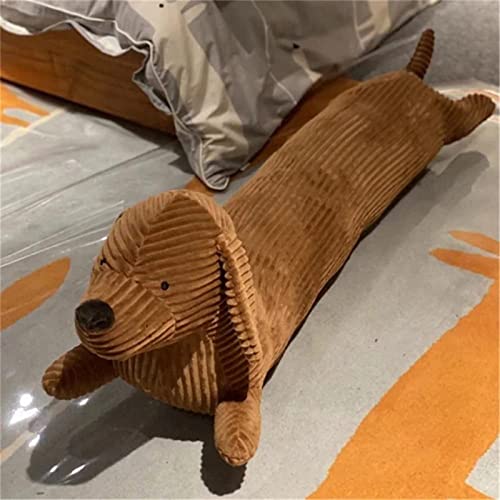 XYCDAWN Peluches para Perros Dachshund de 21,7 Pulgadas, Animales de Peluche para Perros Dachshund, Linda Almohada para Abrazos de Felpa para Perros Dachshund, Peluches de Dibujos Animados Suaves