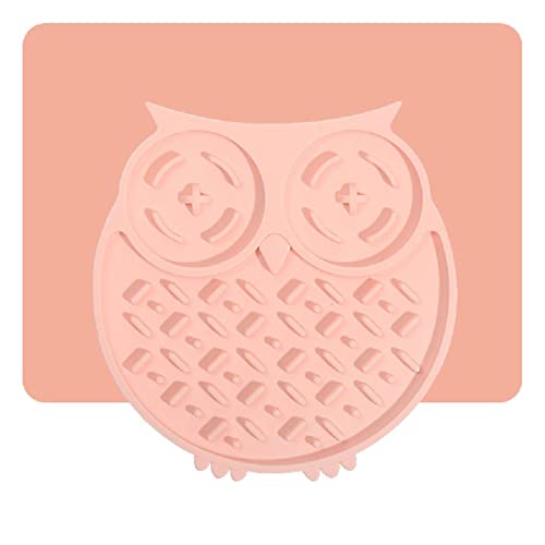 YANLAN Dispensador de golosinas para Cachorros, Juguetes interactivos, Actividad para Perros, Juego Divertido, Entrenamiento, Juguete, Juegos cerebrales para Perros, Cuenco con Antideslizante,Pink