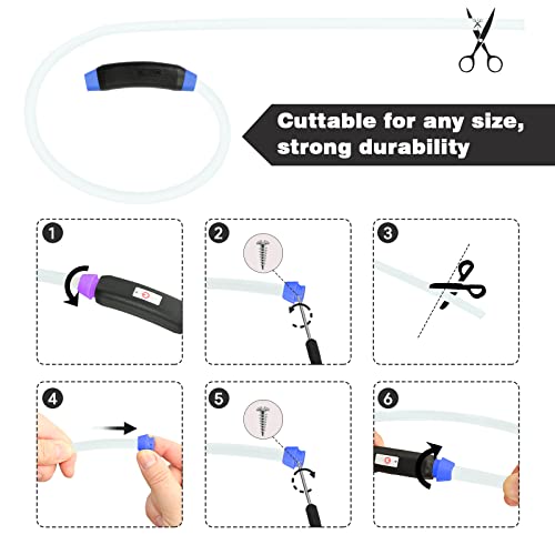 Yepnfro Collares Luminosos para Perros, Collar Led Perros con USB Recargable Super Brillante Collar luz Perro Intermitente 3 Modos para pequeños, medianos Grandes y Gatos