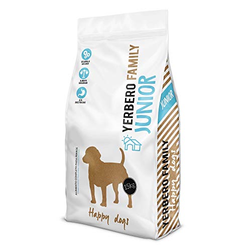 YERBERO Family Junior Comida para Cachorros y Perros Jovenes 15 kg