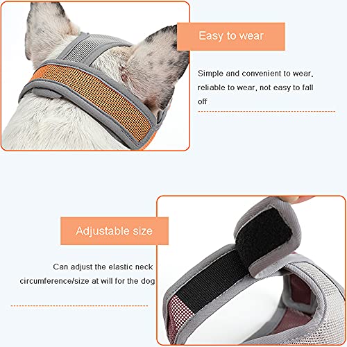 YHSW Bozal para Mascotas,Bulldogs,máscara de Perro hocico Corto,bozal Bulldog Malla Ajustable y Transpirable,Anti-mordiscos Anti-mordiscos,masticadores ladridos (10kg / 13kg)