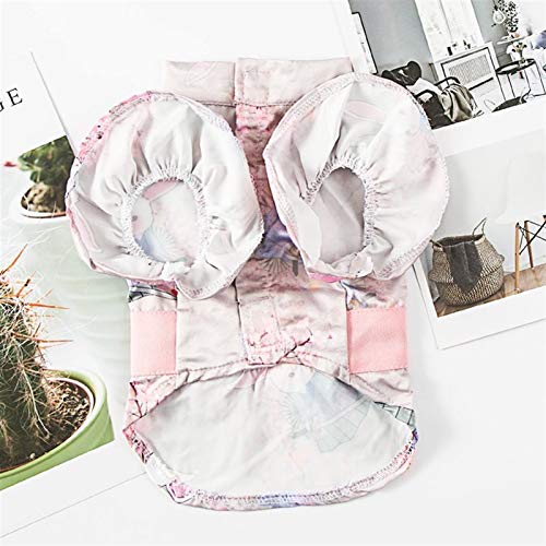 Yi-xir Diseño perfecto Ropa de verano para gatos y kimono tenuous ropa de verano para perros de peluche, gatito británico, ropa para mascotas pequeña, cómoda y transpirable (color: rojo, tamaño: XS