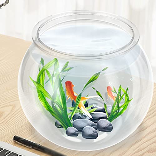 YIFEI2013-SHOP acuarios Esquema de pez de Colores Transparente de Escritorio Tanque de Peces Ornamental Creativo Tanque de Tortuga pequeña Tortuga de Tortuga Aquarium peceras (Size : 6.69IN)