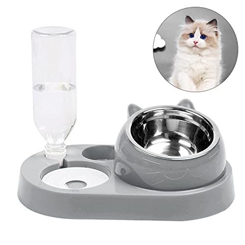YIFEID Cuenco para Perros Dispensador De Agua De Alimentación Multifuncional De Mascotas Dispensador Automático De Alimentación Automáticos para Beber Botella para Perros